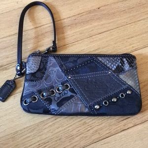 Coach Large Patchwork Wristlet